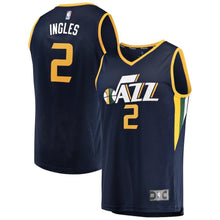 Load image into Gallery viewer, Joe Ingles Utah Jazz Branded Youth Fast Break Player Jersey - Icon Edition - Navy 2018/2019