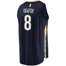 Load image into Gallery viewer, Jahlil Okafor New Orleans Pelicans Branded Fast Break Jersey - Icon Edition - Navy