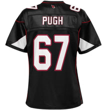 Load image into Gallery viewer, Justin Pugh Arizona Cardinals Pro Line Women's Player Jersey – Black 2018/2019
