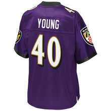 Load image into Gallery viewer, Kenny Young Baltimore Ravens Pro Line Player Jersey – Purple 2018/2019