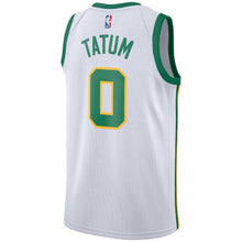 Load image into Gallery viewer, Jayson Tatum Boston Celtics Youth Jersey – City Edition – White 2018/2019
