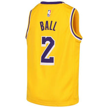 Load image into Gallery viewer, Lonzo Ball Los Angeles Lakers Youth Jersey Gold – Icon Edition 2018/2019
