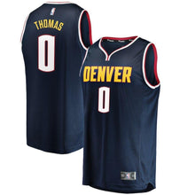 Load image into Gallery viewer, Isaiah Thomas Denver Nuggets Branded Youth Fast Break Jersey Blue - Icon Edition 2018/2019