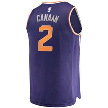 Load image into Gallery viewer, Isaiah Canaan Phoenix Suns Branded Fast Break Player Jersey - Icon Edition – Purple
