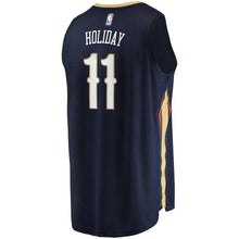 Load image into Gallery viewer, Jrue Holiday New Orleans Pelicans Branded Youth Fast Break Player Jersey - Icon Edition - Navy 2018/2019