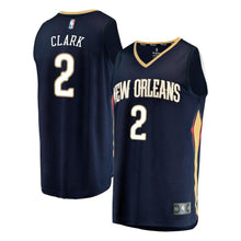 Load image into Gallery viewer, Ian Clark New Orleans Pelicans Branded Fast Break Player Jersey - Icon Edition – Navy