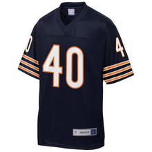 Load image into Gallery viewer, Gale Sayers Chicago Bears Pro Line Retired Team Player Jersey – Navy 2018/2019