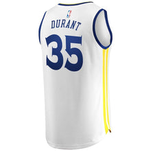 Load image into Gallery viewer, Kevin Durant Golden State Warriors Branded Youth Fast Break Jersey White - Association Edition 2018/2019