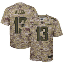 Load image into Gallery viewer, Keenan Allen Los Angeles Chargers Salute to Service Game Jersey - Camo