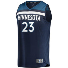 Load image into Gallery viewer, Jimmy Butler Minnesota Timberwolves Branded Youth Fast Break Jersey Navy - Icon Edition 2018/2019