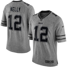 Load image into Gallery viewer, Jim Kelly Buffalo Bills Gridiron Gray Limited Jersey - Gray 2018/2019