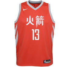 Load image into Gallery viewer, James Harden Houston Rockets Youth Jersey Red - City Edition 2018/2019