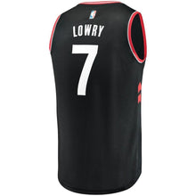 Load image into Gallery viewer, Kyle Lowry Toronto Raptors Branded Youth Fast Break Jersey Black - Statement Edition 2018/2019