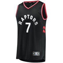 Load image into Gallery viewer, Kyle Lowry Toronto Raptors Branded Youth Fast Break Jersey Black - Statement Edition 2018/2019