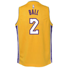 Load image into Gallery viewer, Lonzo Ball Los Angeles Lakers Youth Jersey Yellow - Icon Edition 2018/2019