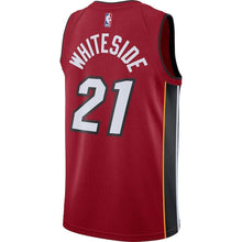 Load image into Gallery viewer, Hassan Whiteside Miami Heat Swingman Jersey - Statement Edition – Red