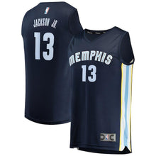 Load image into Gallery viewer, Jaren Jackson Jr. Memphis Grizzlies Branded Youth 2018 NBA Draft First Round Pick Fast Break Jersey Navy – Icon Edition 2018/2019