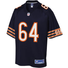 Load image into Gallery viewer, Eric Kush Chicago Bears Pro Line Player Jersey - Navy 2018/2019