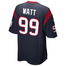 Load image into Gallery viewer, JJ Watt Houston Texans Game Jersey - Navy Blue