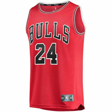 Load image into Gallery viewer, Lauri Markkanen Chicago Bulls Branded Youth Fast Break Player Jersey Red - Icon Edition 2018/2019