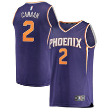 Load image into Gallery viewer, Isaiah Canaan Phoenix Suns Branded Fast Break Player Jersey - Icon Edition – Purple