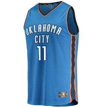 Load image into Gallery viewer, Enes Kanter Oklahoma City Thunder Branded Fast Break Jersey Blue - Icon Edition