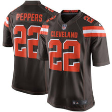 Load image into Gallery viewer, Jabrill Peppers Cleveland Browns Game Jersey - Brown 2018/2019