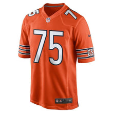 Load image into Gallery viewer, Kyle Long Chicago Bears Game Jersey – Orange 2018/2019