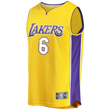 Load image into Gallery viewer, Jordan Clarkson Los Angeles Lakers Branded Youth Fast Break Jersey Gold - Icon Edition 2018/2019