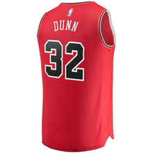 Load image into Gallery viewer, Kris Dunn Chicago Bulls Branded Fast Break Road Player Jersey Red - Icon Edition