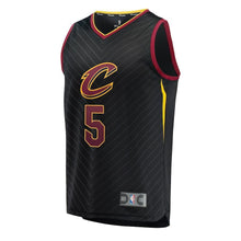 Load image into Gallery viewer, JR Smith Cleveland Cavaliers Branded Fast Break Jersey Black - Statement Edition