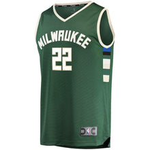 Load image into Gallery viewer, Khris Middleton Milwaukee Bucks Branded Youth Fast Break Player Jersey Green - Icon Edition 2018/2019