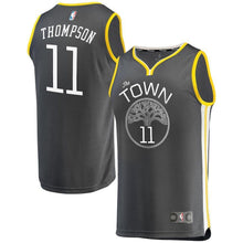 Load image into Gallery viewer, Klay Thompson Golden State Warriors Branded Youth Fast Break Jersey Black - Statement Edition 2018/2019