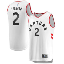 Load image into Gallery viewer, Kawhi Leonard Toronto Raptors Branded Youth Fast Break Jersey - Association Edition – White 2018/2019