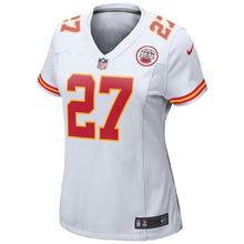 Load image into Gallery viewer, Kareem Hunt Kansas City Chiefs Women's Game Jersey - White