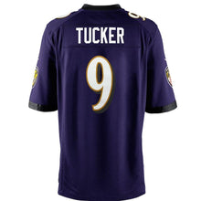 Load image into Gallery viewer, Justin Tucker Baltimore Raven American football jersey