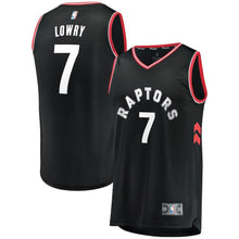 Load image into Gallery viewer, Kyle Lowry Toronto Raptors Branded Youth Fast Break Jersey Black - Statement Edition 2018/2019