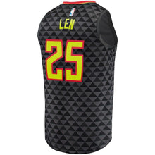 Load image into Gallery viewer, Alex Len Atlanta Hawks Branded Fast Break Jersey - Icon Edition - Black