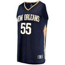 Load image into Gallery viewer, E'Twaun Moore New Orleans Pelicans Branded Fast Break Player Jersey - Icon Edition – Navy