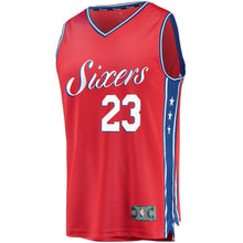 Load image into Gallery viewer, Jimmy Butler Philadelphia 76ers Branded Fast Break Jersey Red – Statement Edition