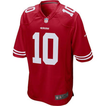 Load image into Gallery viewer, Jimmy Garoppolo San Francisco 49ers Game Jersey – Scarlet 2018/2019