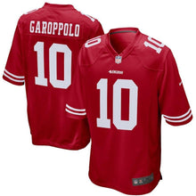 Load image into Gallery viewer, Jimmy Garoppolo San Francisco 49ers Game Jersey – Scarlet 2018/2019