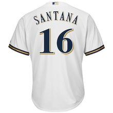 Load image into Gallery viewer, Domingo Santana Milwaukee Brewers Baseball Player Jersey
