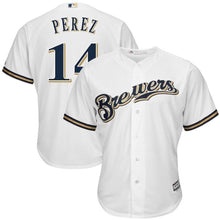Load image into Gallery viewer, Hernan Perez Milwaukee Brewers Baseball Player Jersey