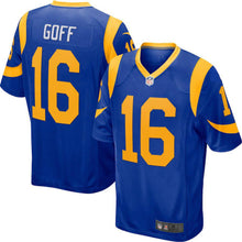 Load image into Gallery viewer, Jared Goff Los Angeles Rams Game Player Jersey
