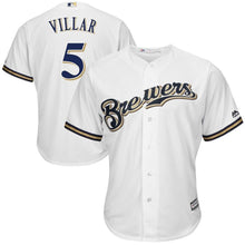 Load image into Gallery viewer, Jonathan Villar Milwaukee Brewers Baseball Player Jersey