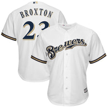 Load image into Gallery viewer, Keon Broxton Milwaukee Brewers Baseball Player Jersey