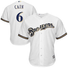 Load image into Gallery viewer, Lorenzo Cain Milwaukee Brewers Baseball Player Jersey