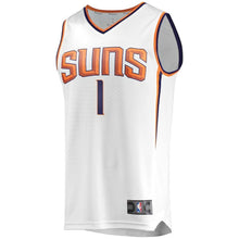 Load image into Gallery viewer, Devin Booker Phoenix Suns Branded Fast Break Jersey White - Association Edition