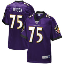 Load image into Gallery viewer, Jonathan Ogden Baltimore Ravens Pro Line Retired Player Jersey – Purple 2018/2019